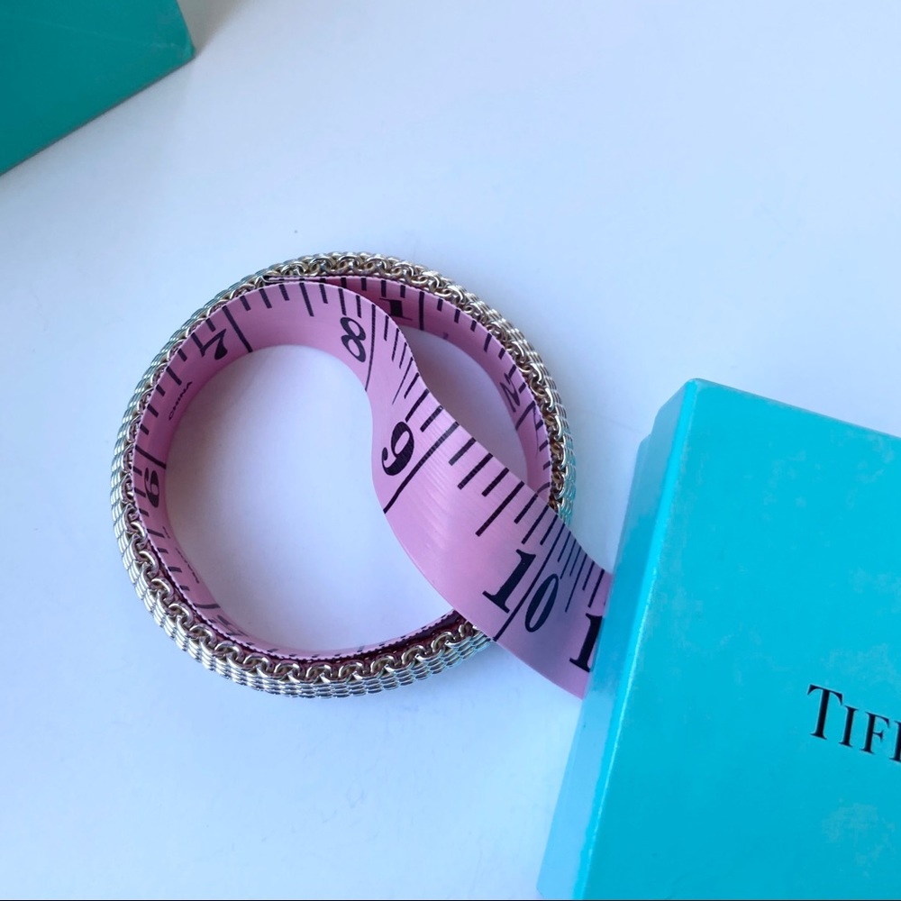 🩵Auth Tiffany&Co.Classic SomersetMeshBangleBracelet 🩵 - Picture 10 of 16